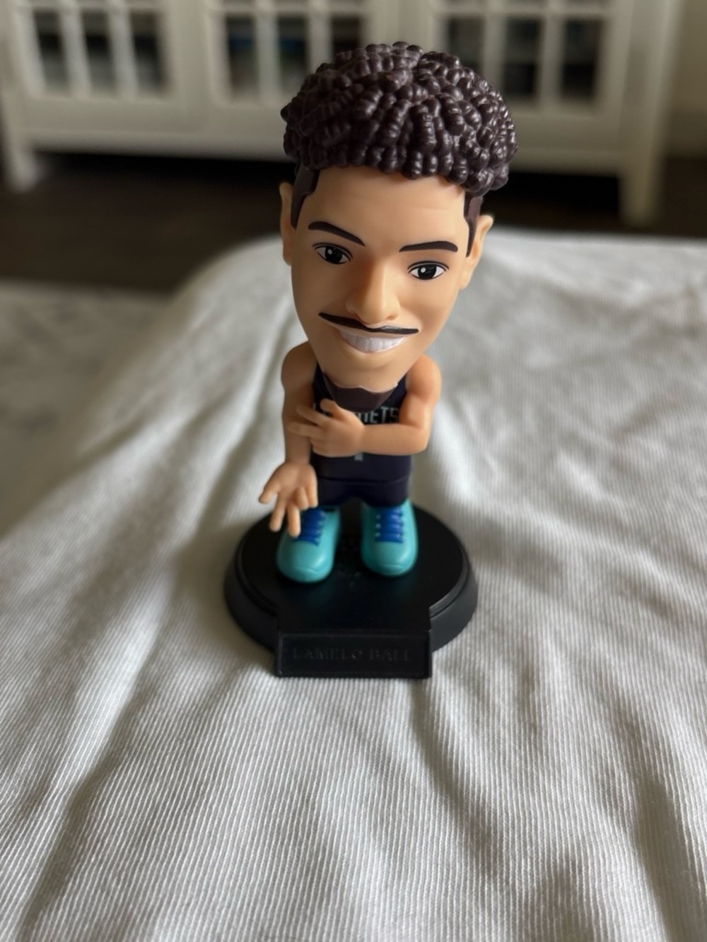 NBA Ballers Figurine-Inspired Display -As is Black & Teal